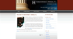 Desktop Screenshot of hersemlaw.com
